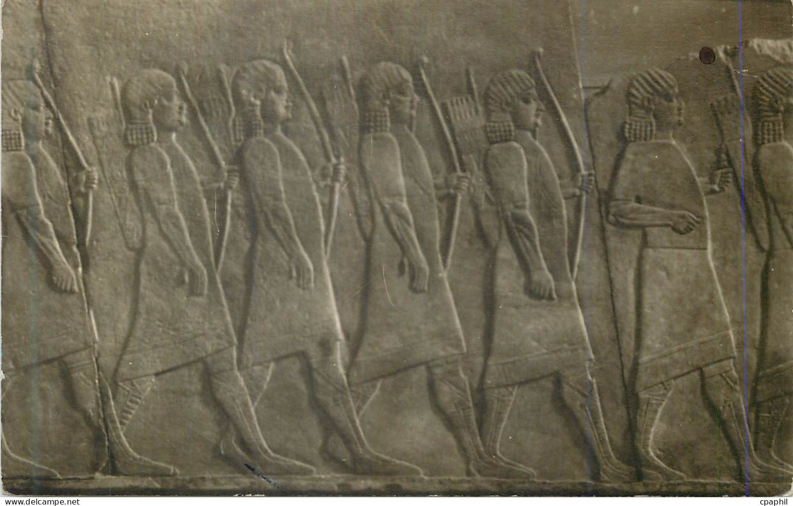 CPA Louvre Antiquites Asiatiques Cortege