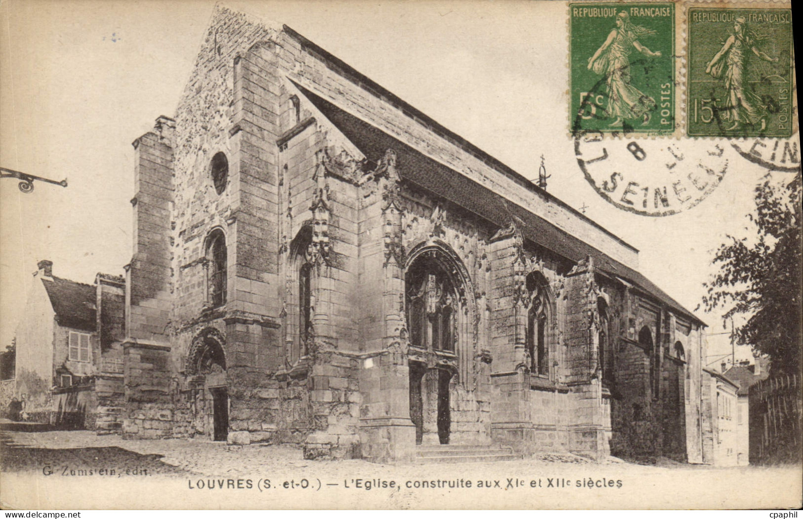 CPA Louvres L'Eglise