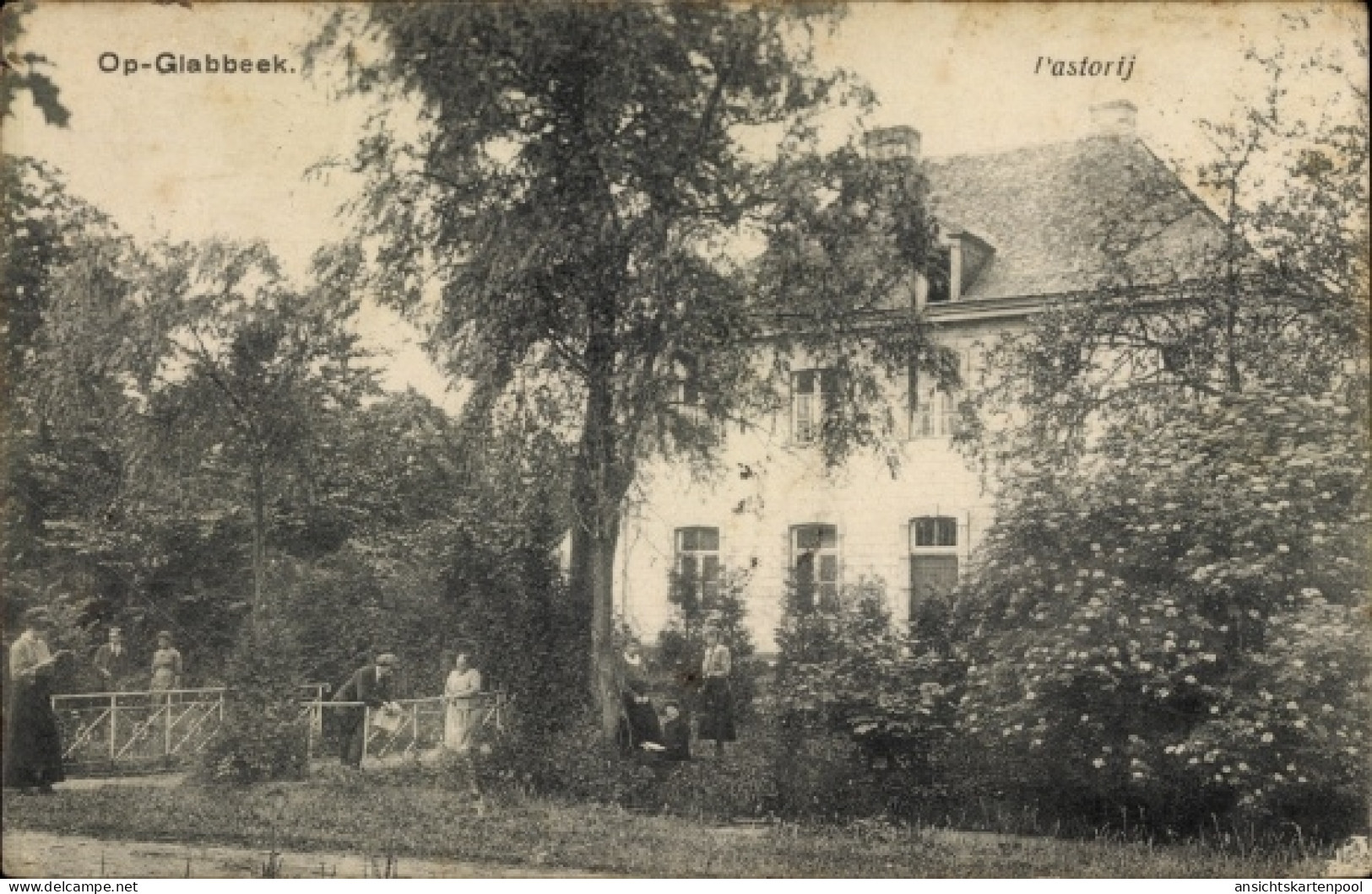 CPA Louwel Opglabbeek Oudsbergen Flandern Limburg, Pastorij