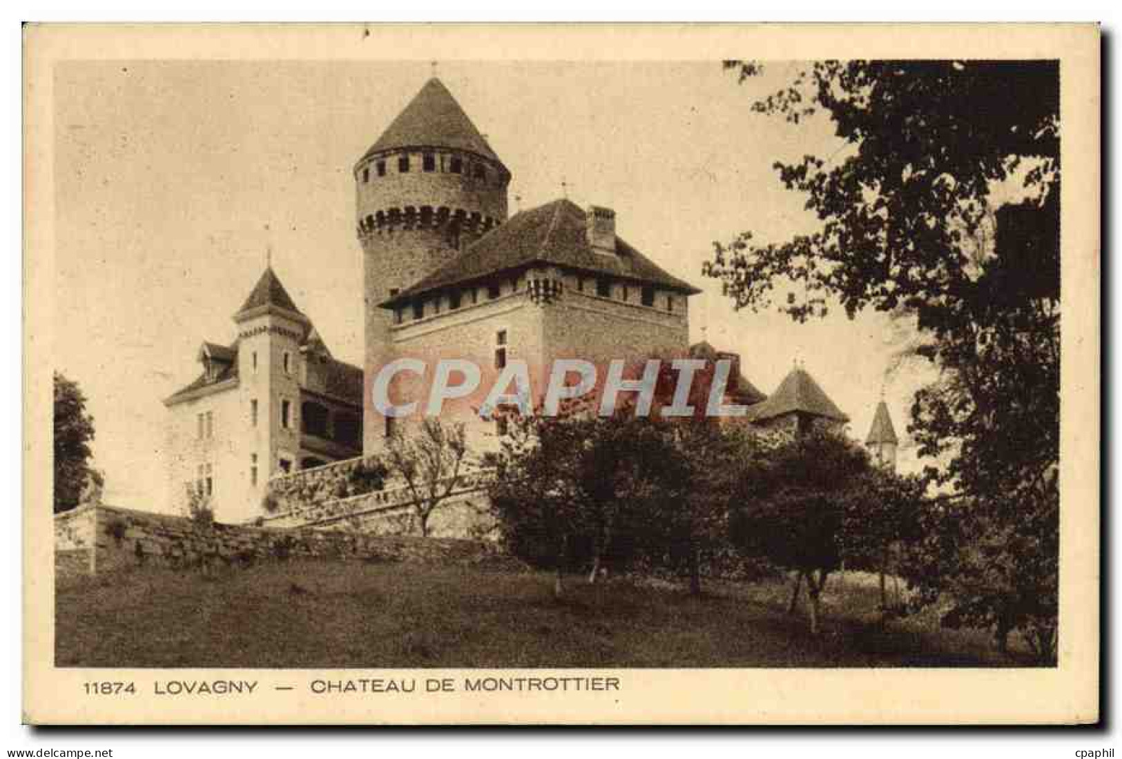 CPA Lovagny Chateau De Montrottier