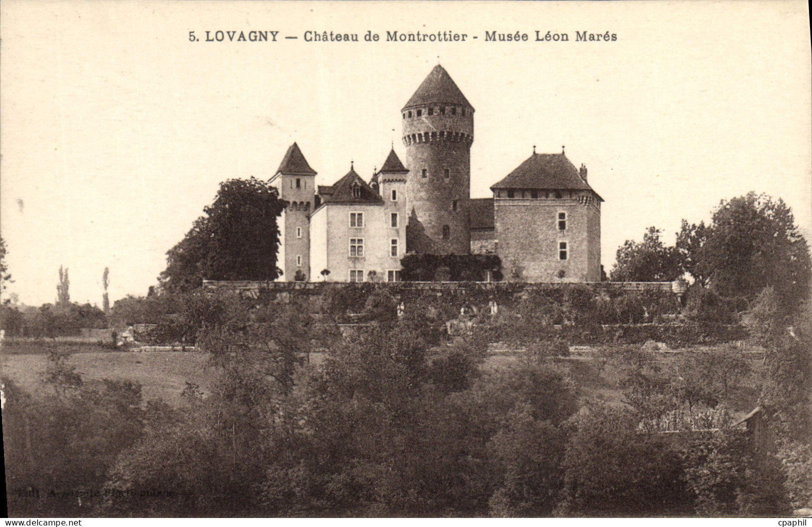 CPA Lovagny Chateau de Montrottier Musee Leon Mares