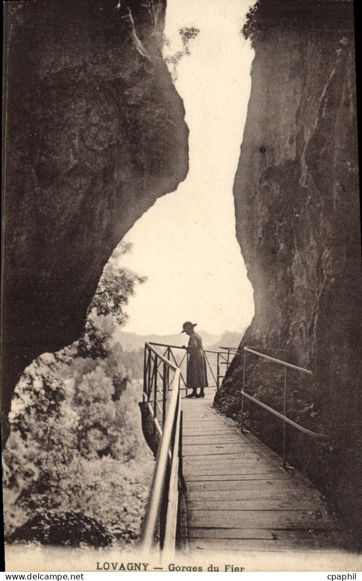CPA Lovagny Gorges du Fier