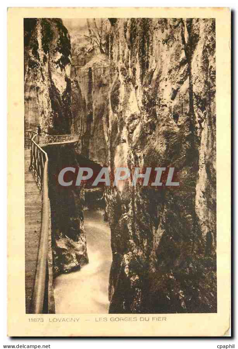 CPA Lovagny Les Gorges du Fier