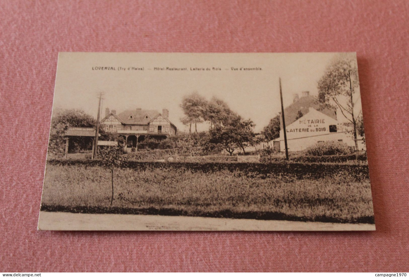 CPA - LOVERVAL ( GERPINNES ) - HOTEL RESTAURANT " LAITERIE DU BOIS " - VUE D'ENSEMBLE - EDITION DESAIX
