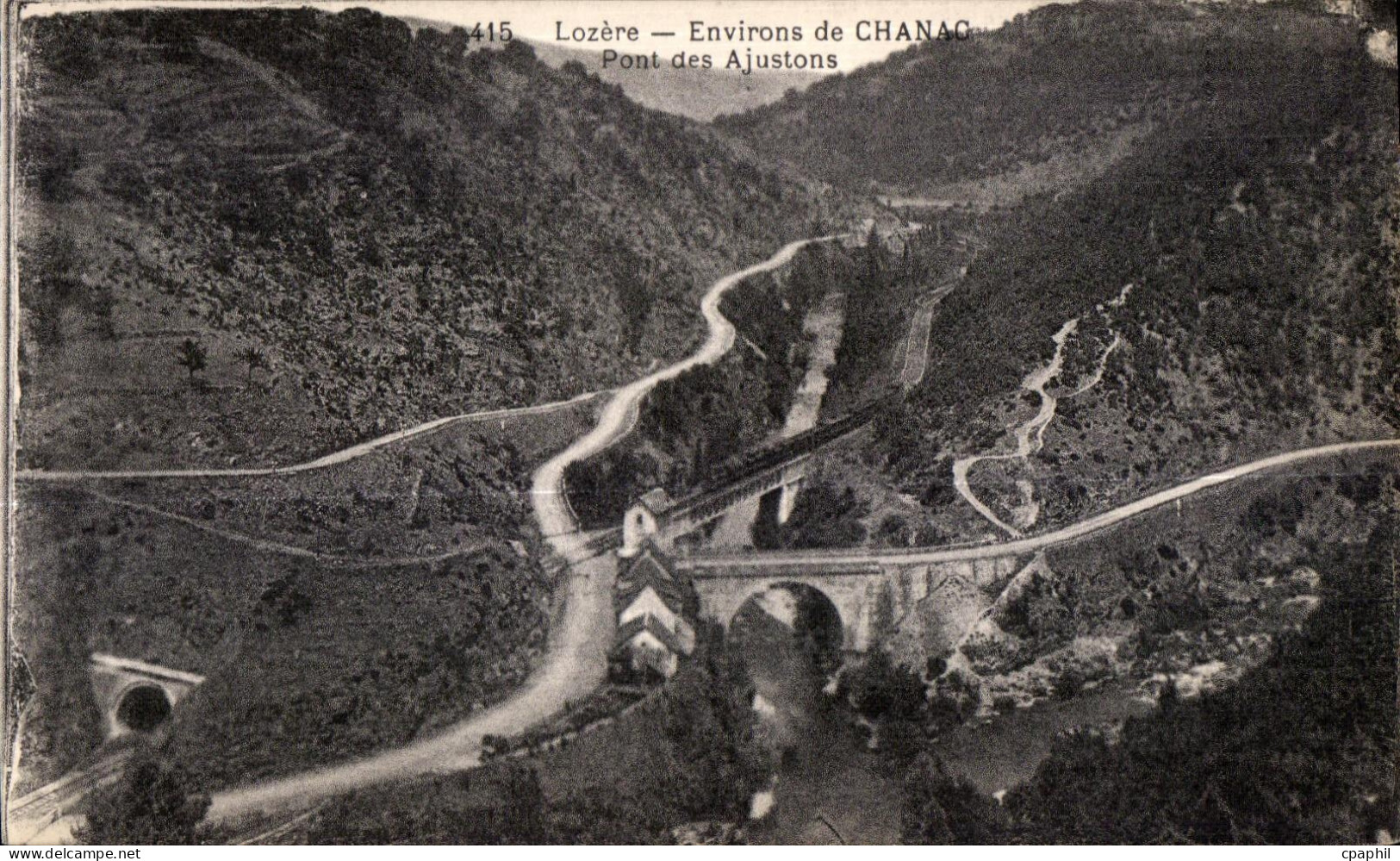 CPA Lozere Environs de Chanac Pont de Ajustons