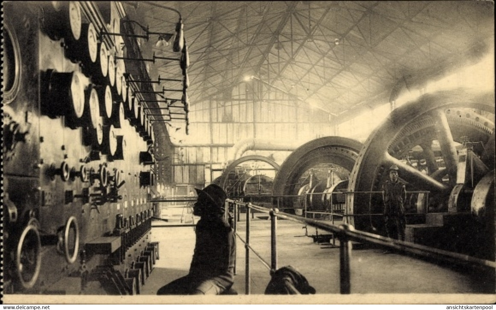 CPA Lubumbashi Elisabethville Belgisch Kongo, Metallurgische Fabrik