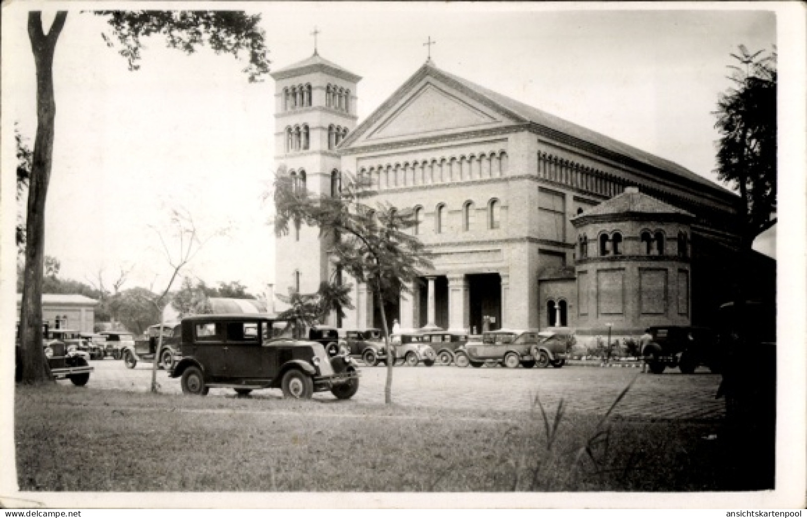 CPA Lubumbashi Elisabethville DR Kongo Zaire, Kathedrale