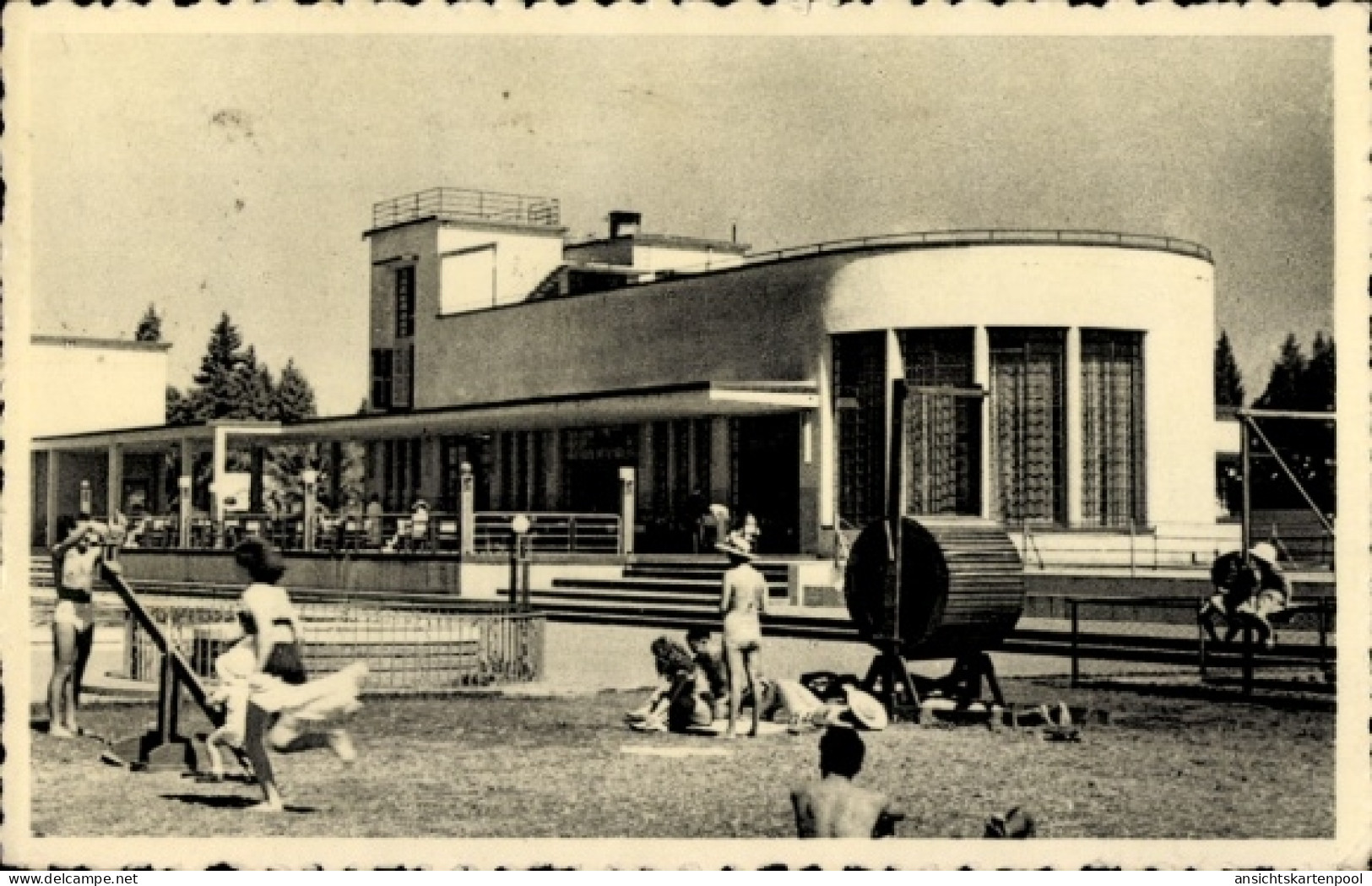 CPA Lubumbashi Elisabethville DR Kongo Zaire, Lido, Schwimmbad, Elisabethville