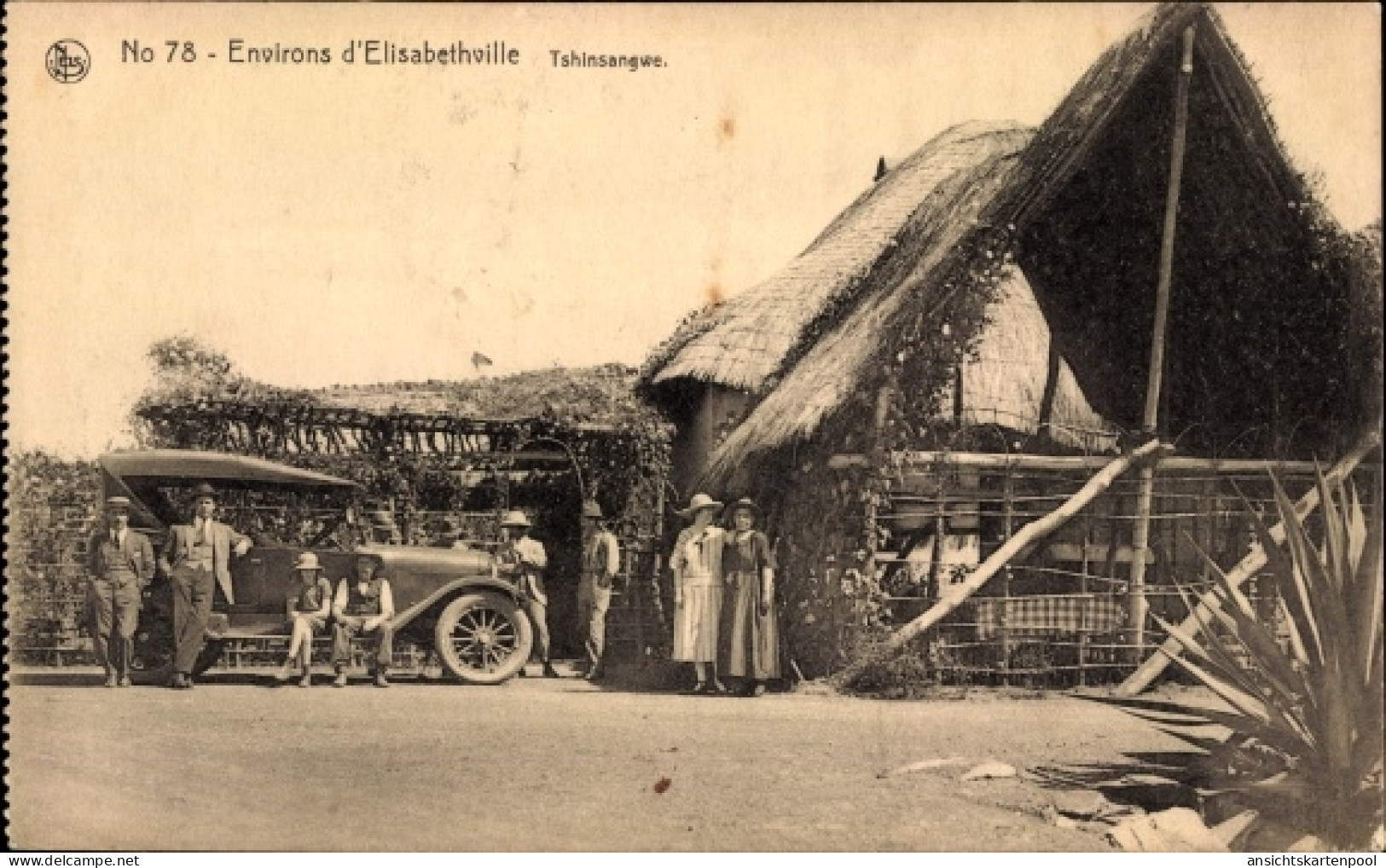 CPA Lubumbashi Elisabethville DR Kongo Zaire, Tshinsangwe