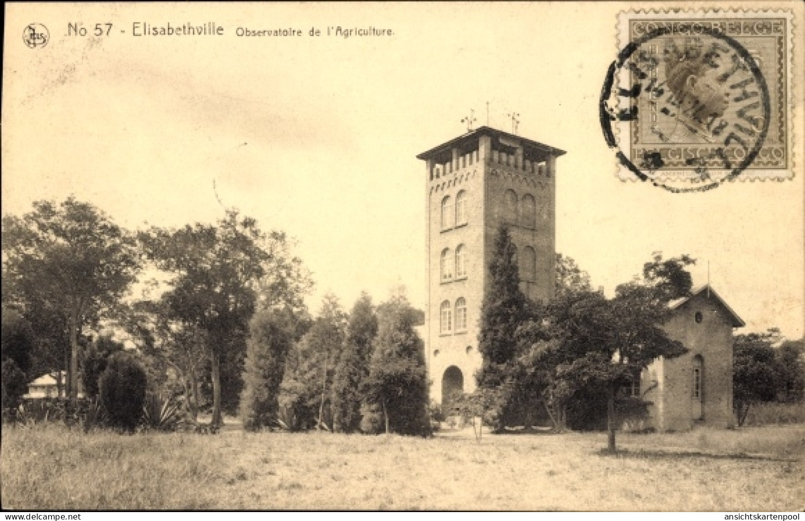 CPA Lubumbashi Elisabethville RD Kongo Zaire, Landwirtschaftsobservatorium