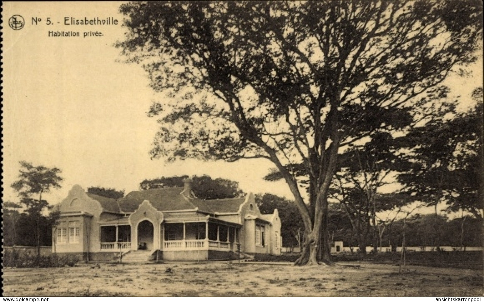 CPA Lubumbashi Elisabethville RD Kongo Zaire, Privatwohnungen