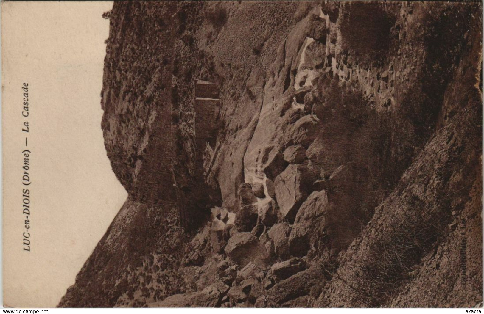 CPA Luc en Diois La Cascade FRANCE (1092634)