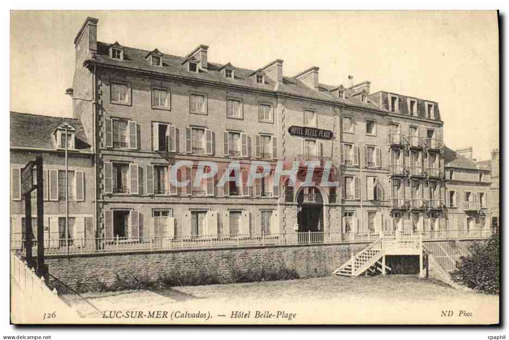 CPA Luc Sur Mer Hotel Belle Plage