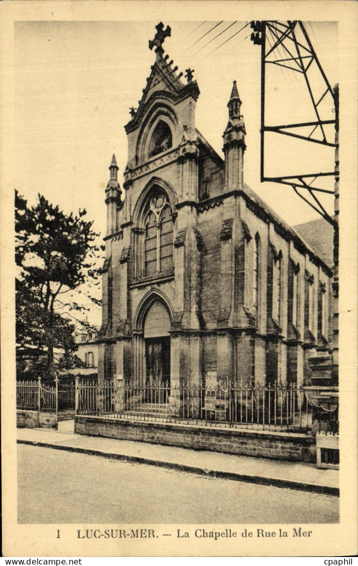 CPA Luc Sur Mer La Chapelle de Rue La Mer