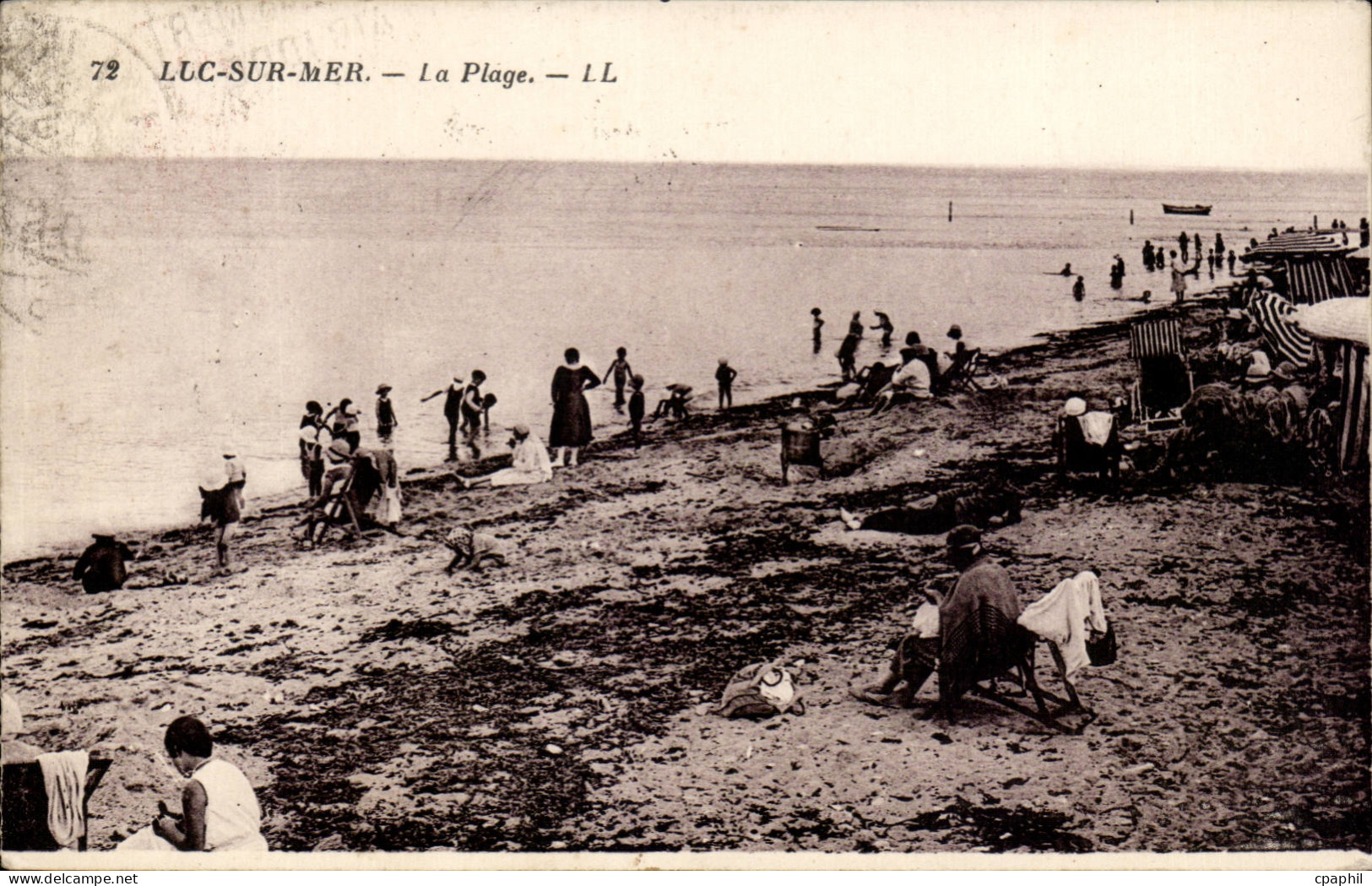 CPA Luc sur Mer La plage