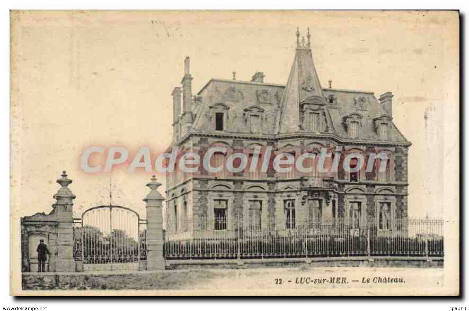 CPA Luc Sur Mer Le Château