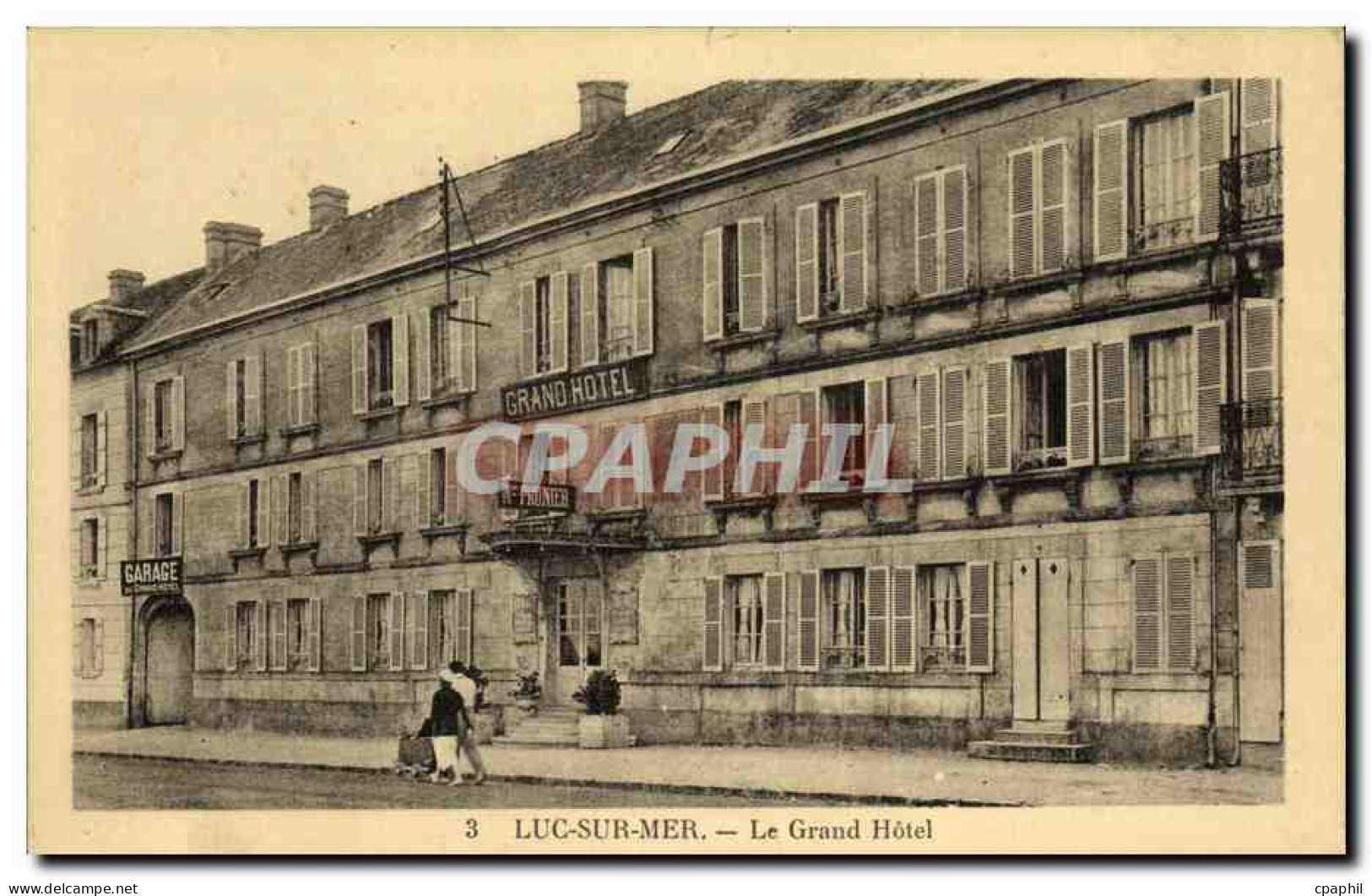 CPA Luc Sur Mer Le Grand Hotel