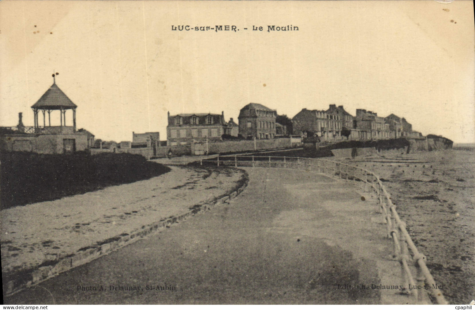CPA Luc sur Mer le Moulin