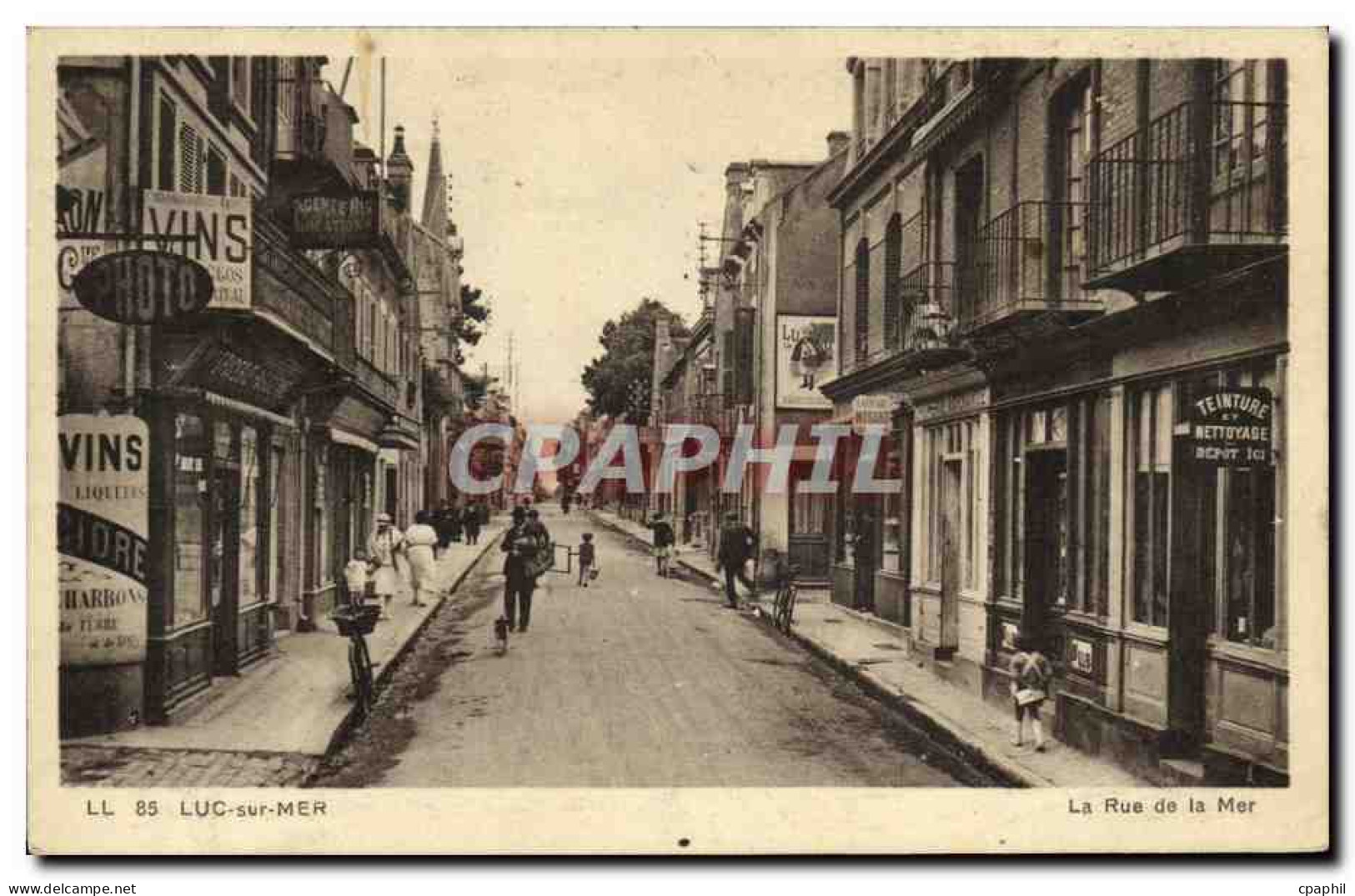 CPA Luc Sur Mer Rue de la Mer