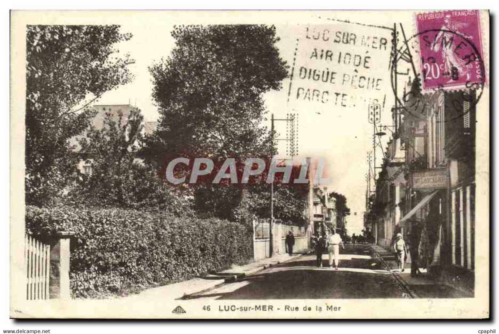 CPA Luc Sur Mer Rue de la Mer
