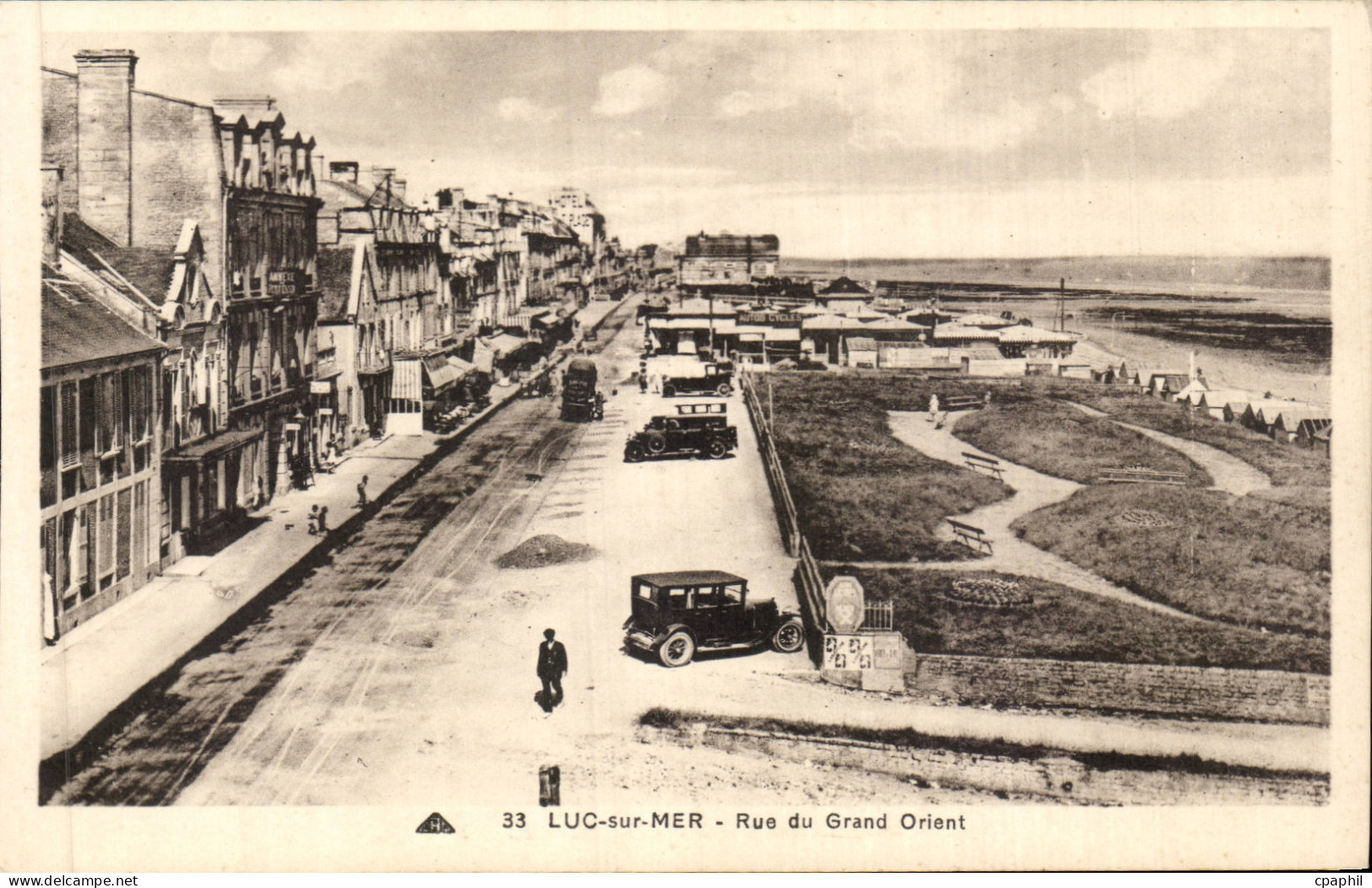 CPA Luc sur Mer Rue du grand Orient