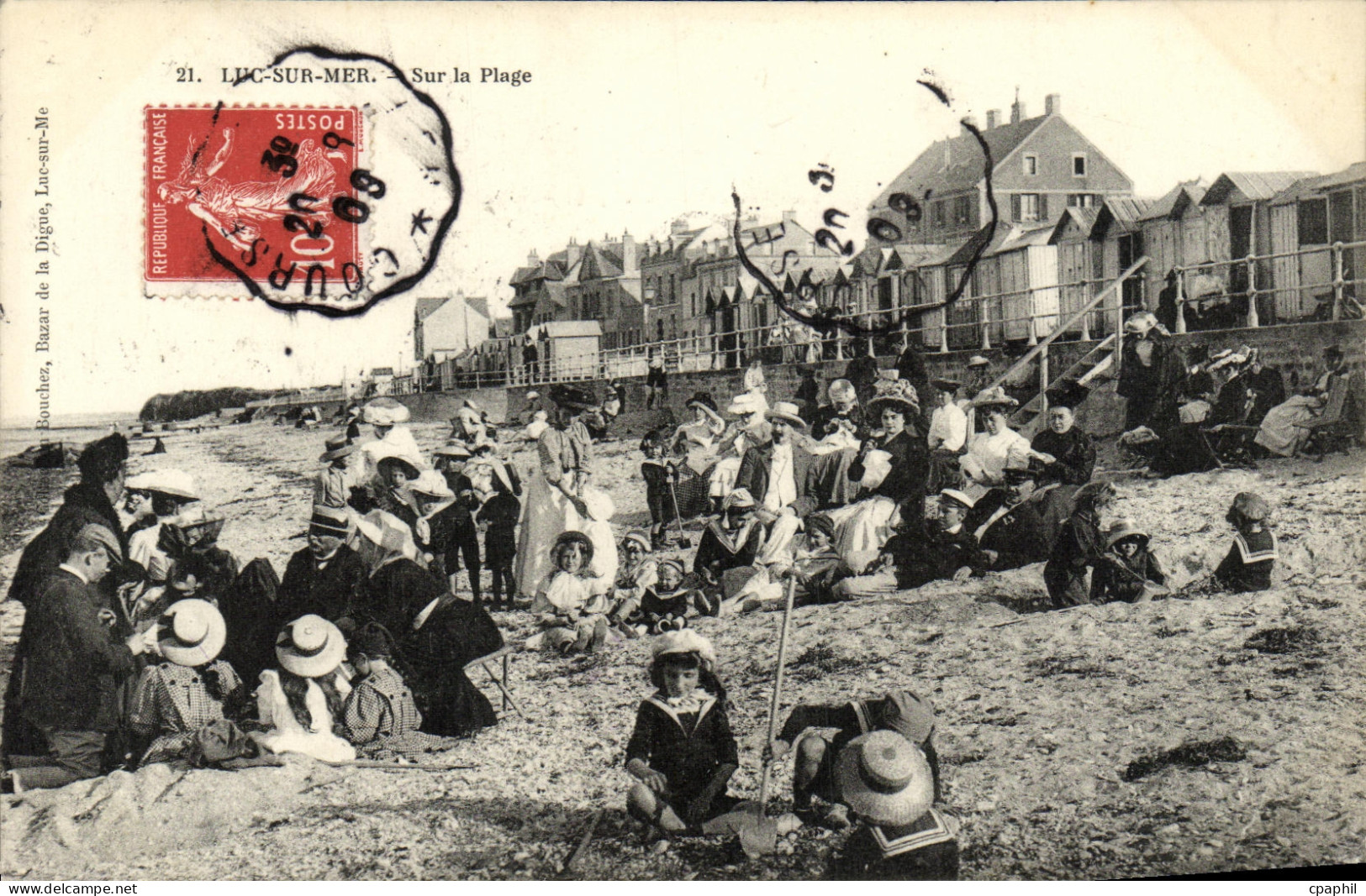 CPA Luc Sur Mer Sur La Plage