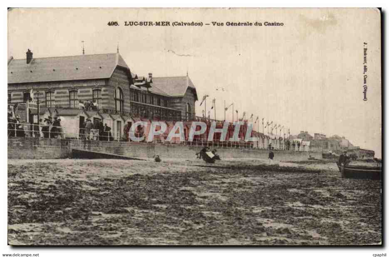 CPA Luc sur Mer Vue generale du casino