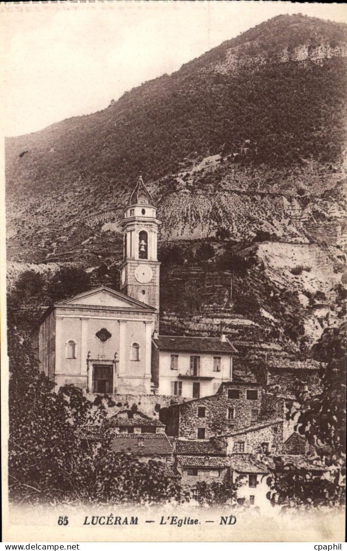 CPA Luceram L'Eglise