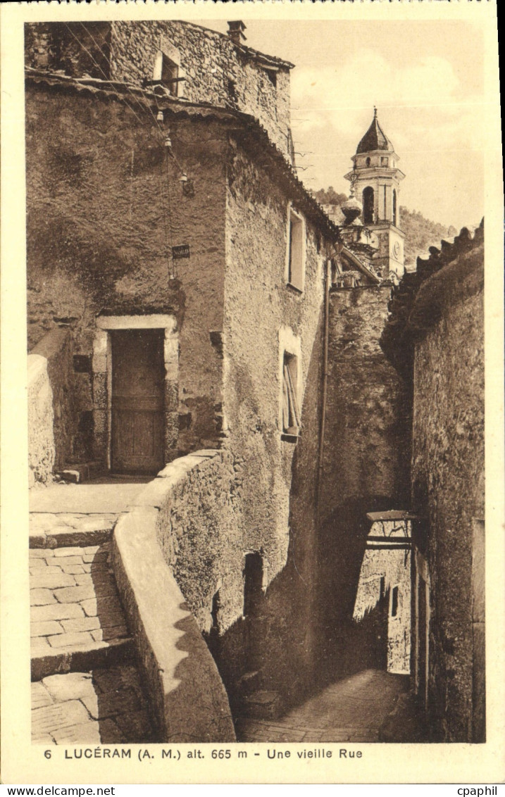 CPA Luceram Une Vieille Rue