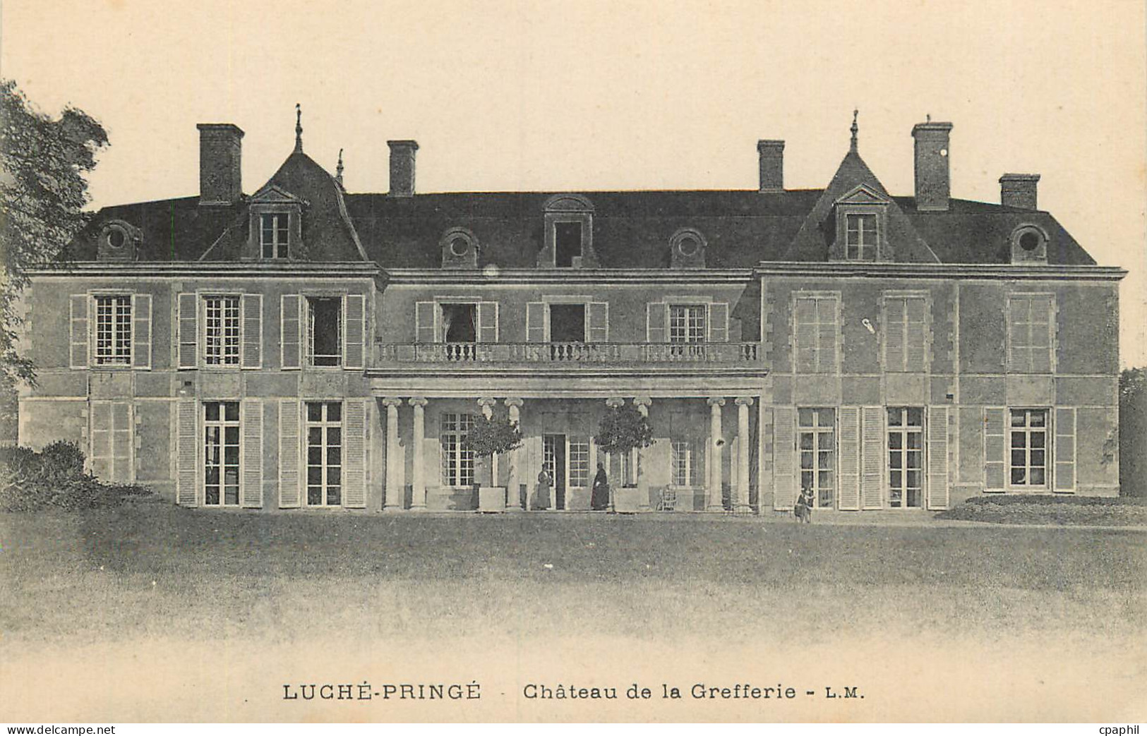 CPA Luche Pringe Chateau de la Grefferie