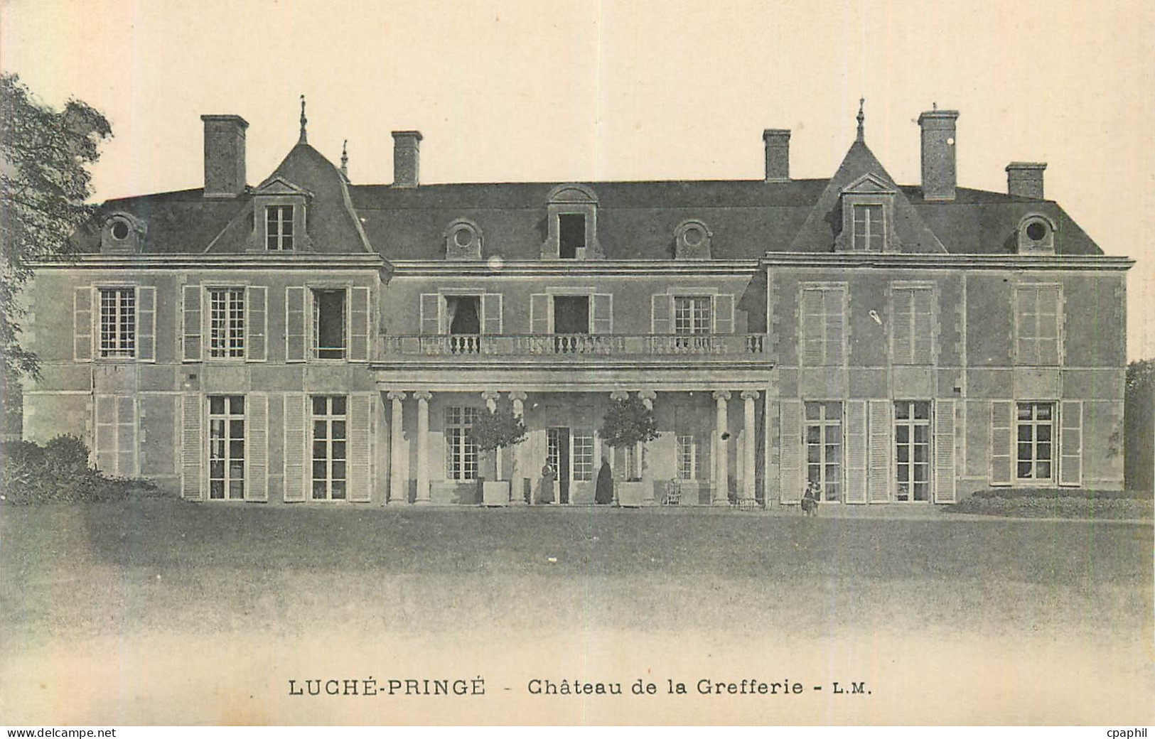 CPA Luche Pringe Chateau de la Grefferie