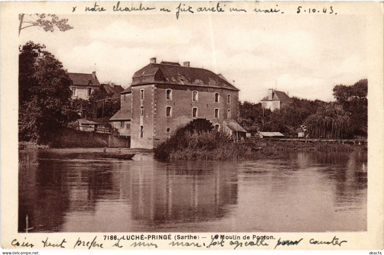CPA Luche-Pringe Le Moulin de Pont FRANCE (1450551)