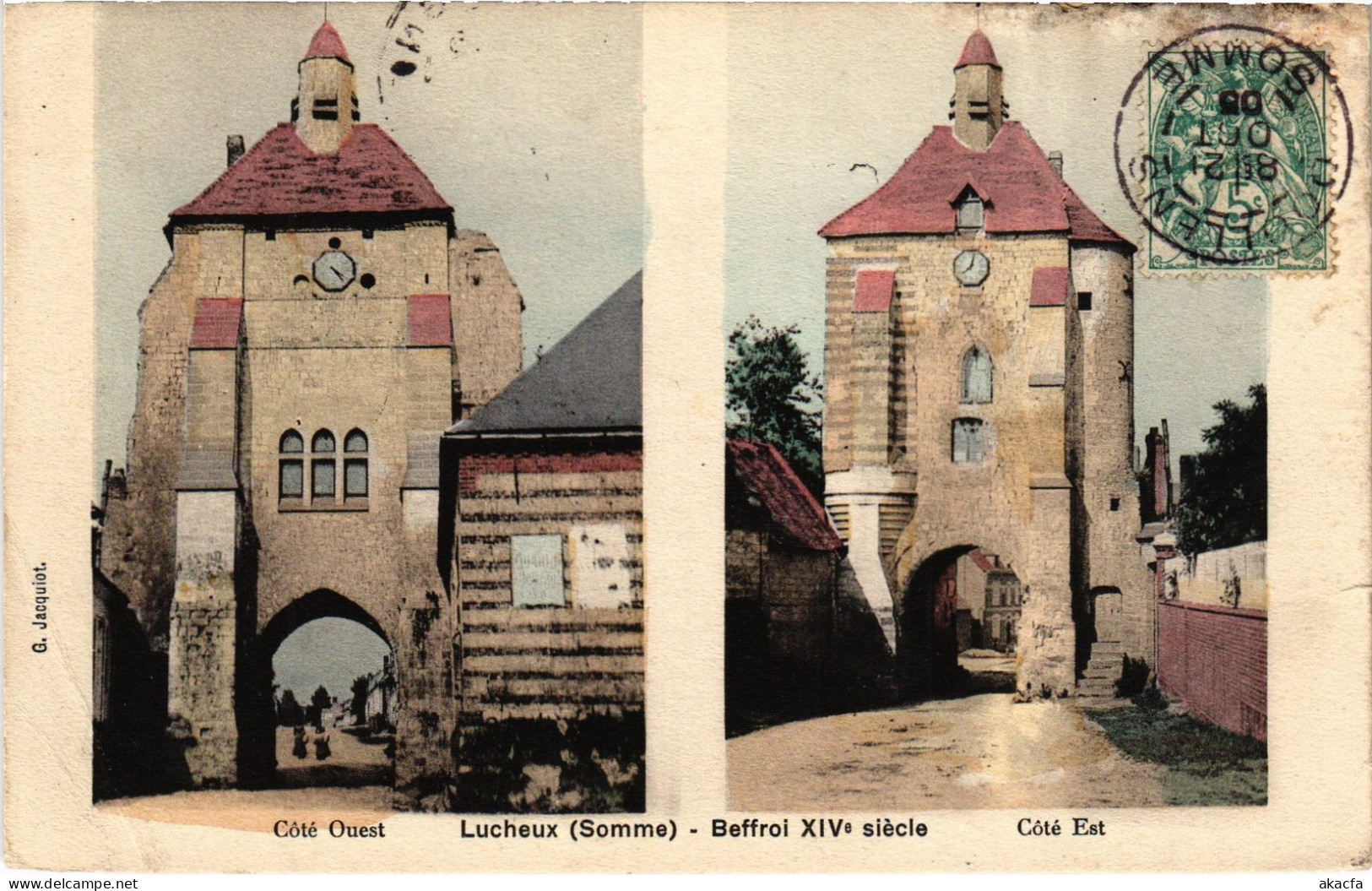 CPA Lucheux le Beffroi (1499287)