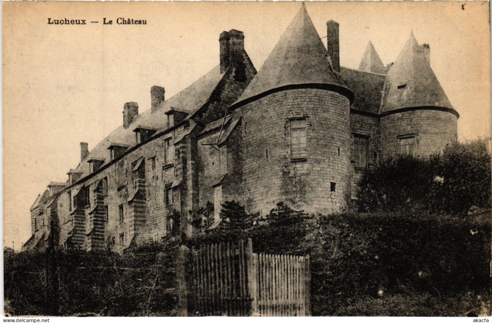 CPA Lucheux le chateau (1499283)