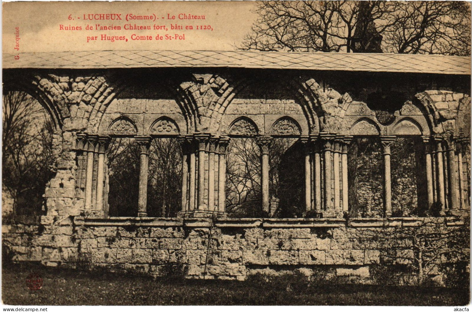 CPA Lucheux le chateau (1499284)