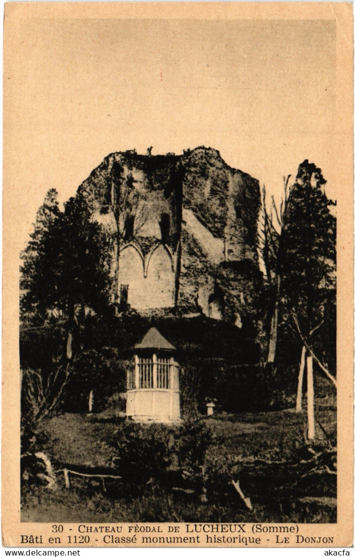 CPA Lucheux le chateau (1499285)