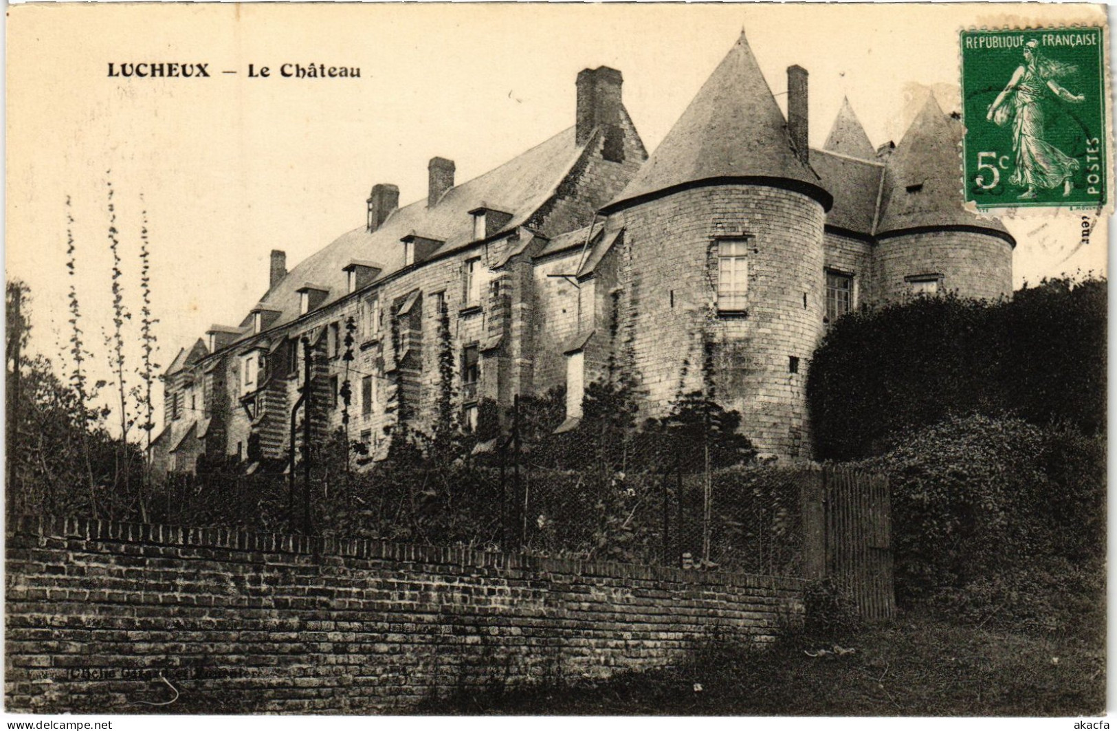 CPA Lucheux le chateau (1499286)