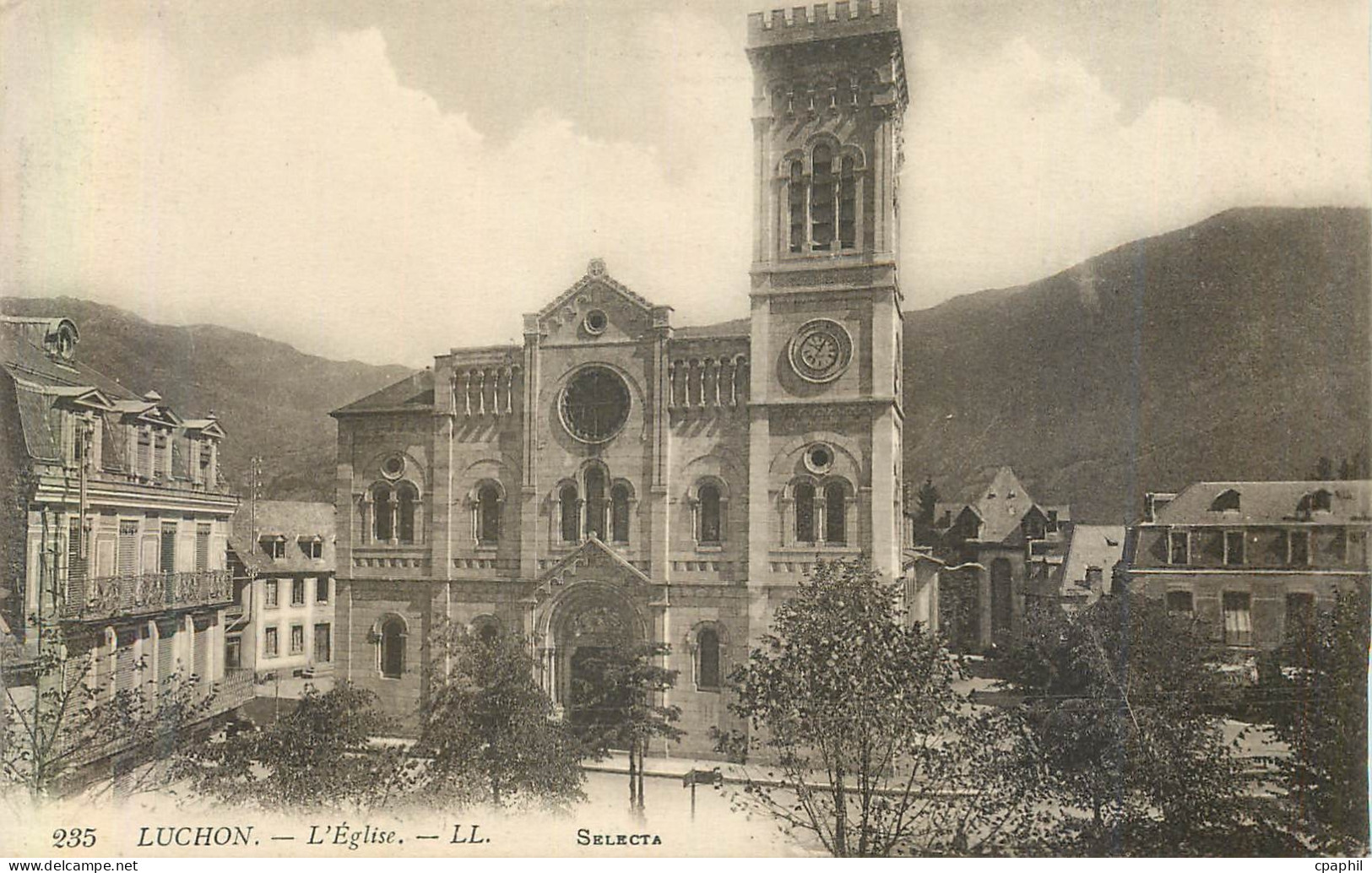 CPA Luchon L'Eglise