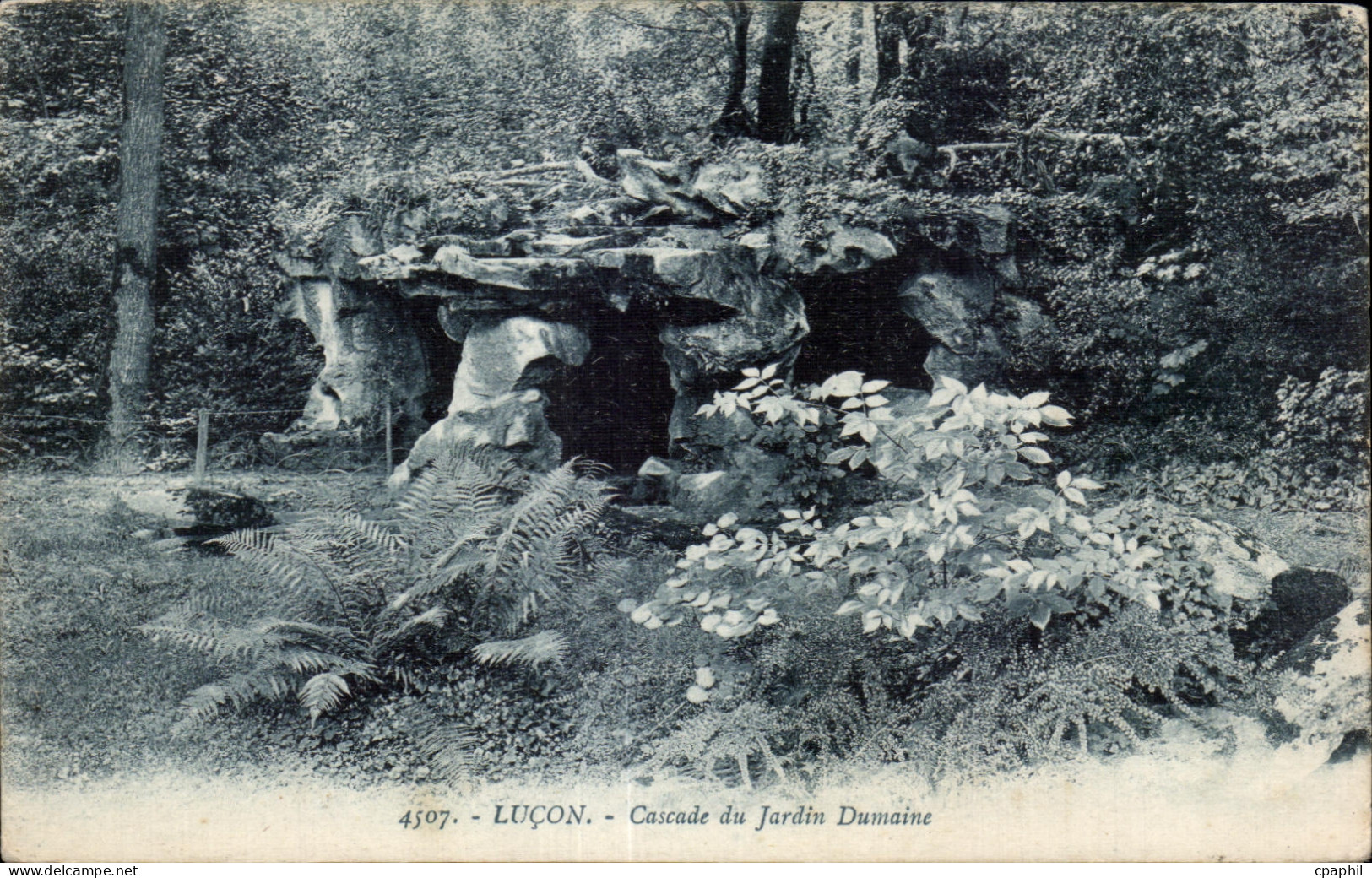CPA Lucon Cascade du Jardin Dumaine