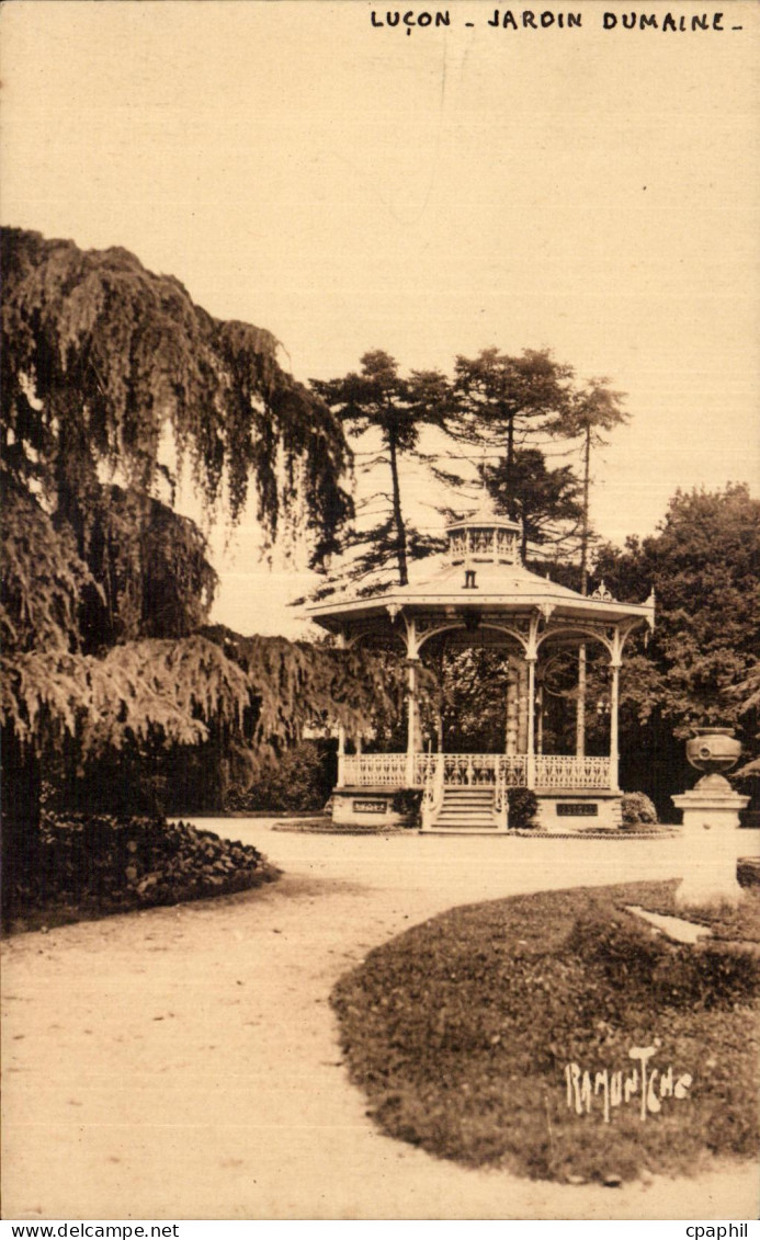 CPA Lucon jardin Dumaine