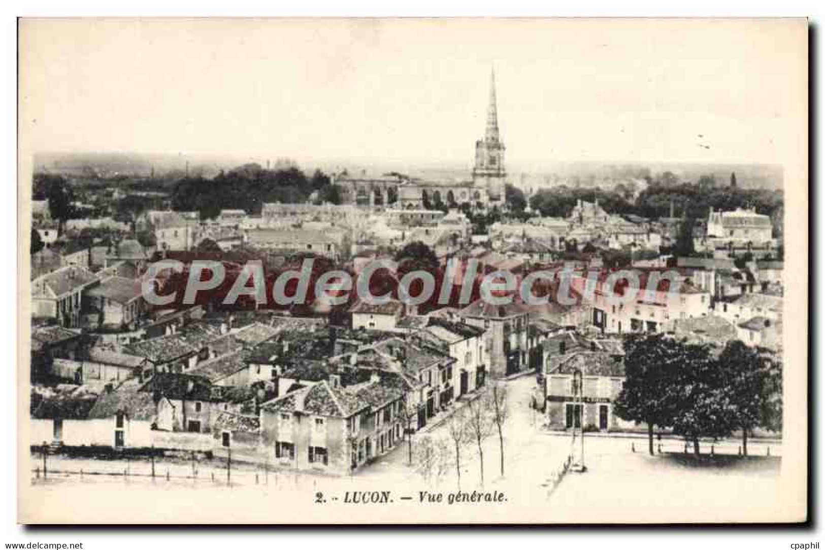 CPA Lucon Vue generale
