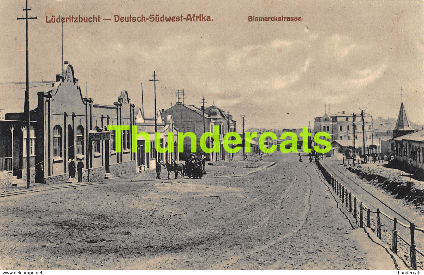 CPA LUDERITZBUCHT BISMARCKSTRASSE DEUTSCH SUDWEST ARIKA DSW ARIQUE NAMIBIA NAMIBIE