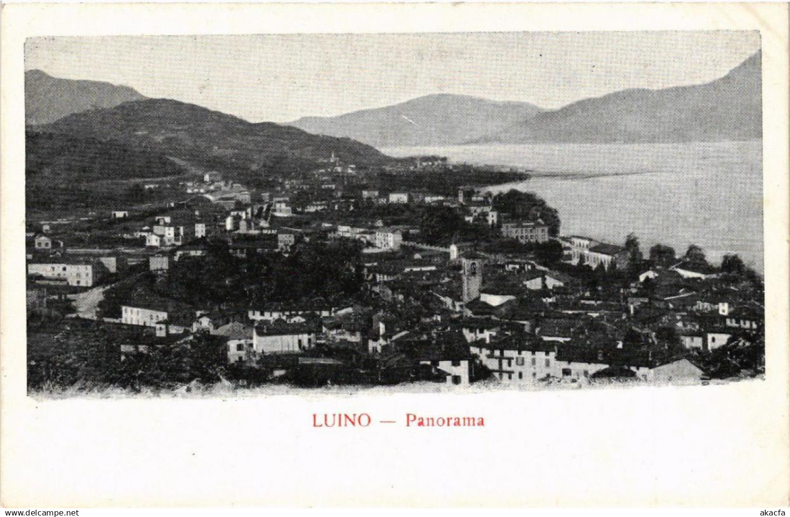 CPA LUINO Panorama ITALY (498575)