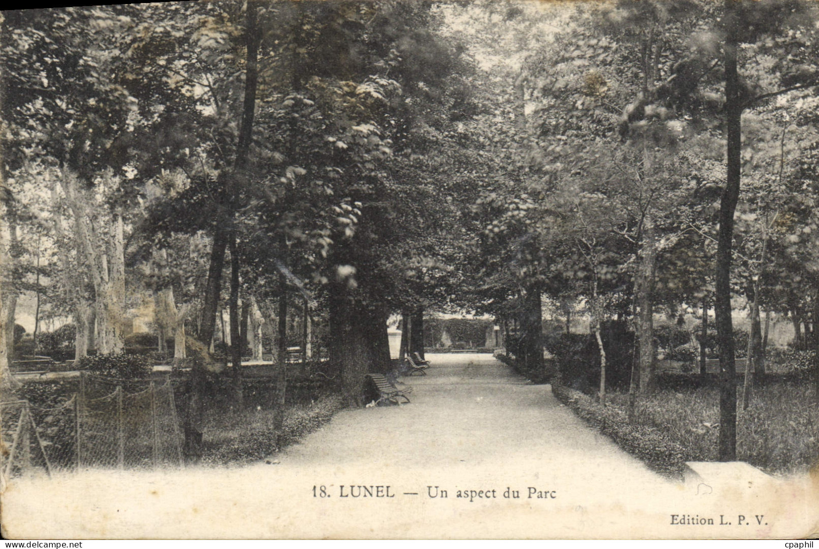 CPA LUNEL Un aspect du Parc