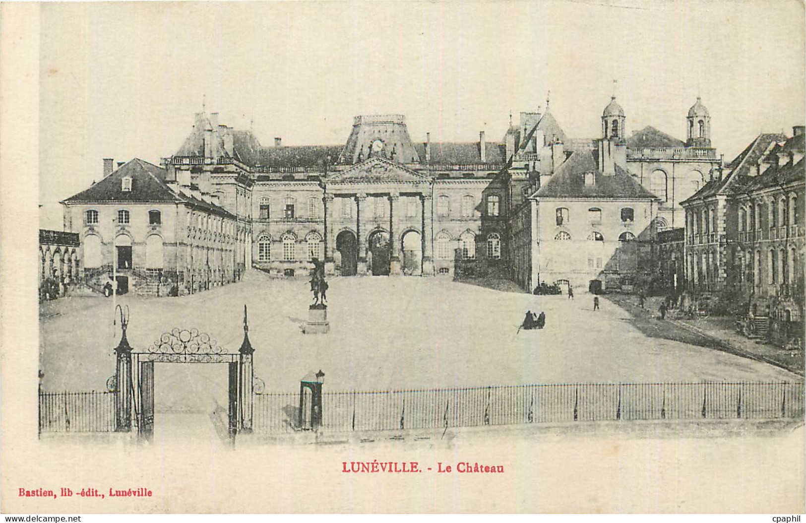 CPA Luneville Le Chateau