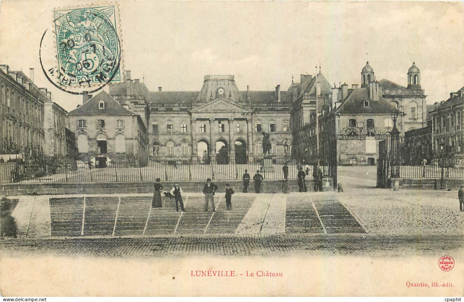 CPA Luneville Le Chateau