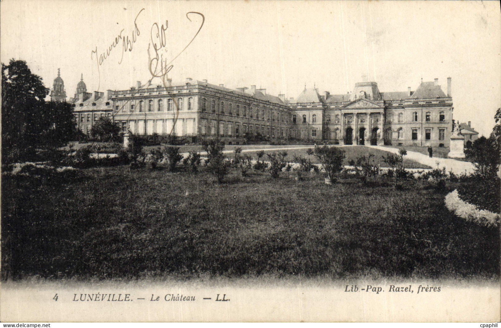 CPA Luneville Le Chateau