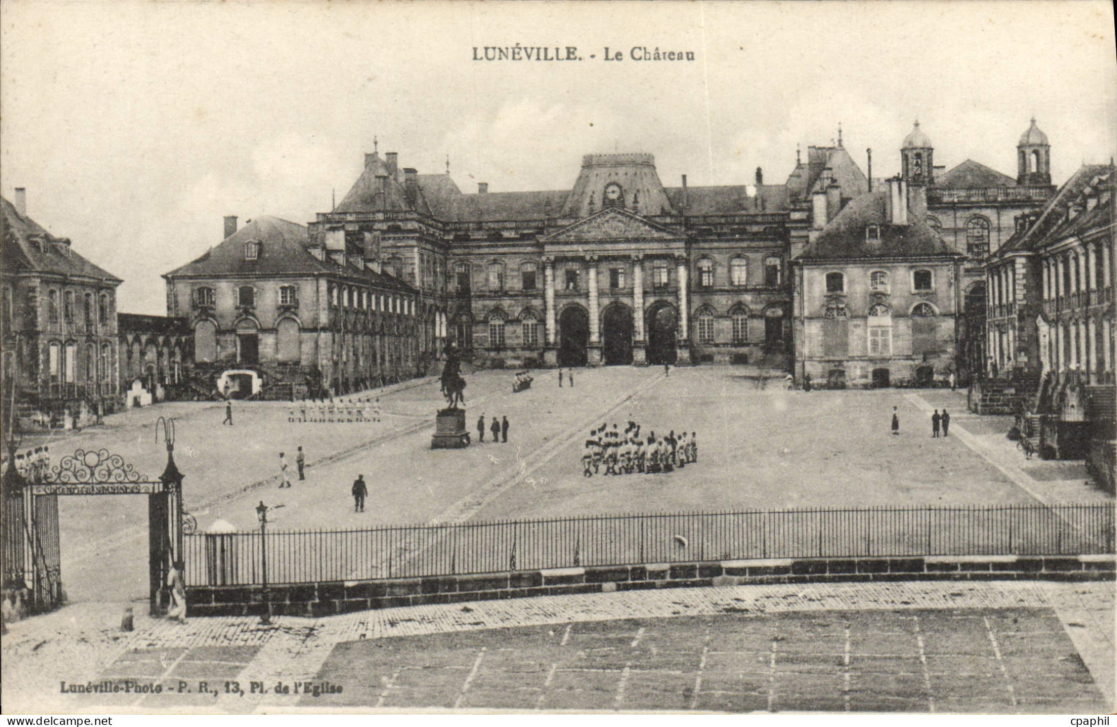 CPA Luneville Le Chateau
