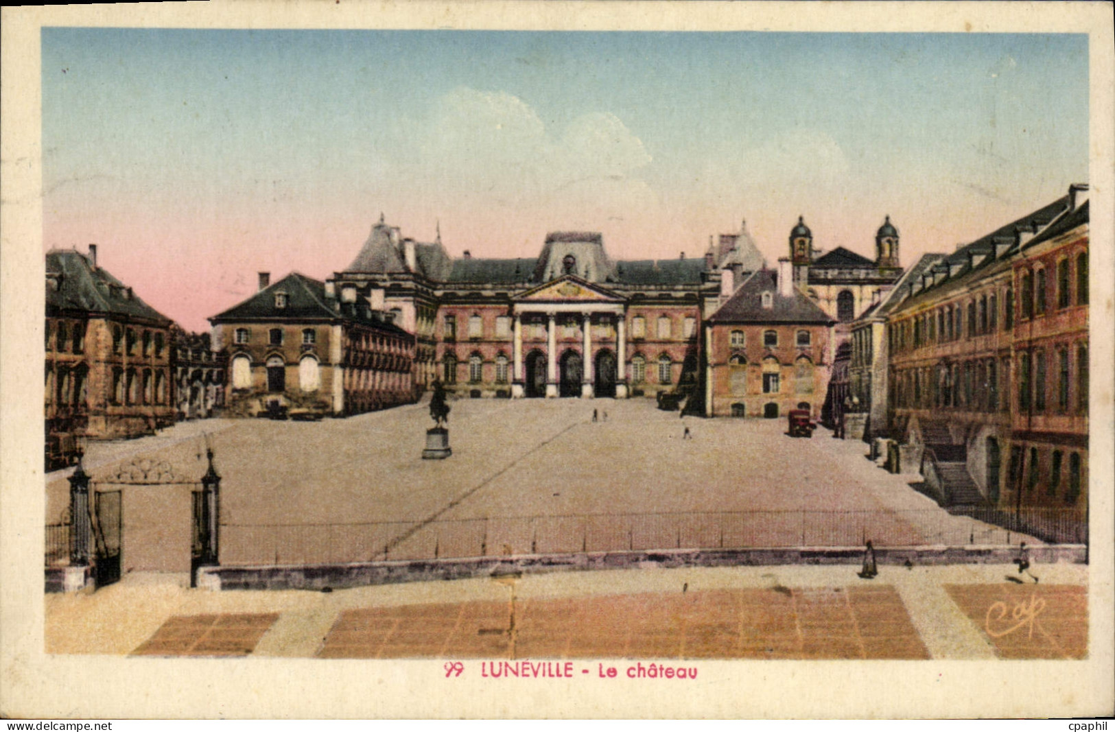 CPA Luneville Le Chateau