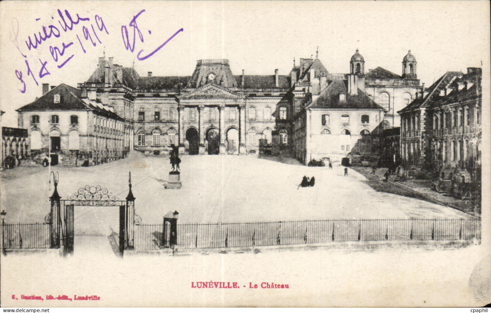 CPA Luneville Le Chateau